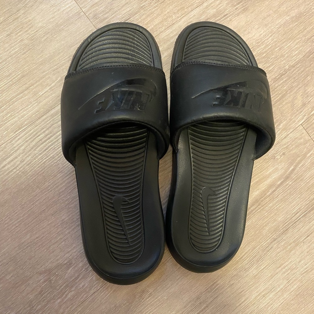 Nike Black Slides